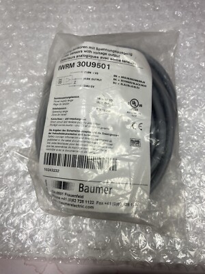 NEW BAUMER ELECTRIC IWRM-30U9501 ULTRASONIC SENSOR