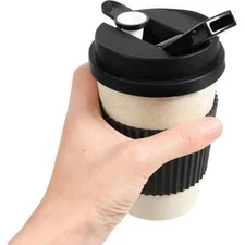 5.5INCH Stealth Coffee Mug Cupsy Flower and Incognito Uses,Modern Design, Enhanc