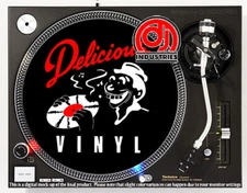 Delicous Vinyl Classic - 7"-12" DJ slipmat for LP turntable record player 