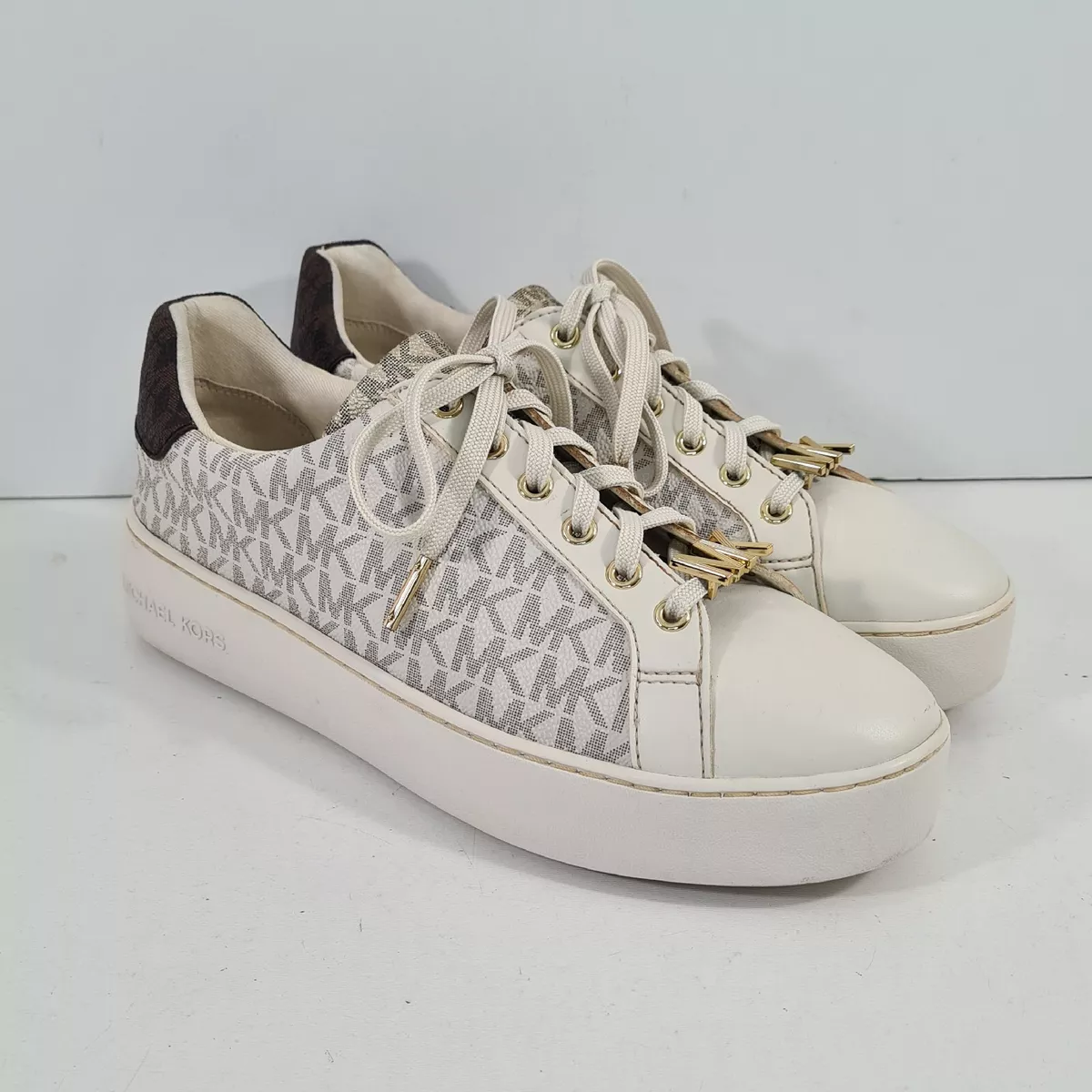 MICHAEL Michael Kors Women's Poppy Color-block Logo Sneakers US Size 8  M