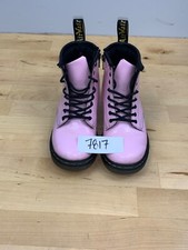 Doc Dr Martens Boots Air Wair Toddlers 10 Pink Casual Lace Side Zip 7817