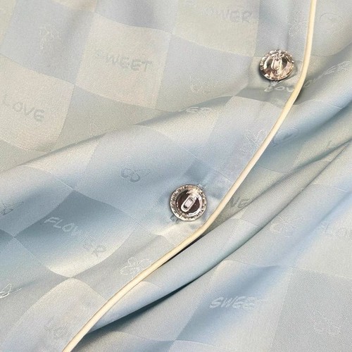 Women's Satin Pajama Set Classic Button Down Loungewear Long Sleeve Sleepwear Pj - Picture 102 of 108