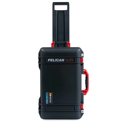 Étui air noir & rouge Pelican 1535 avec organisateur de couvercle. Avec roues. - Photo 4 sur 4