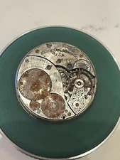 Elgin 12s Grade 235 Pocket Watch Movement 15j With Rust
