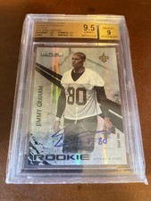 2010 ROOKIES & STARS  HOLOFOIL AUTO. BGS 9.5 JIMMY GRAHAM  ROOKIE #/299 Packers