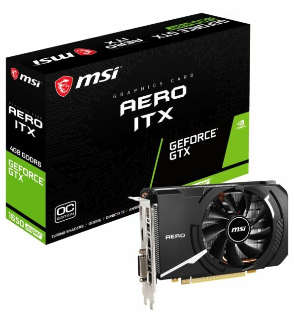 MSI GeForce GTX 1650 SUPER 4GB GDDR6 Graphics Card (G165SAIC) for