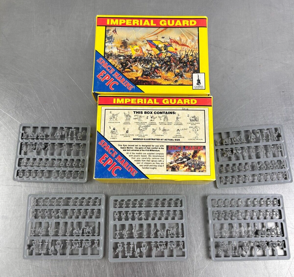 Epic Space Marine Imperial Guard (1993) Warhammer 40k Vintage Rare New
