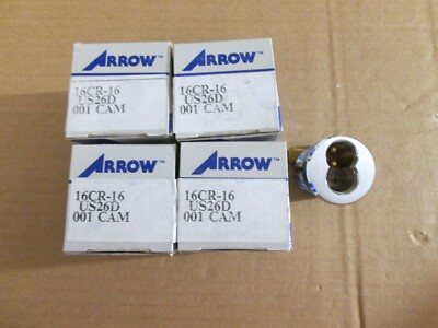 Arrow, Mortise lock cylinders for I/C cores Lot of 5
