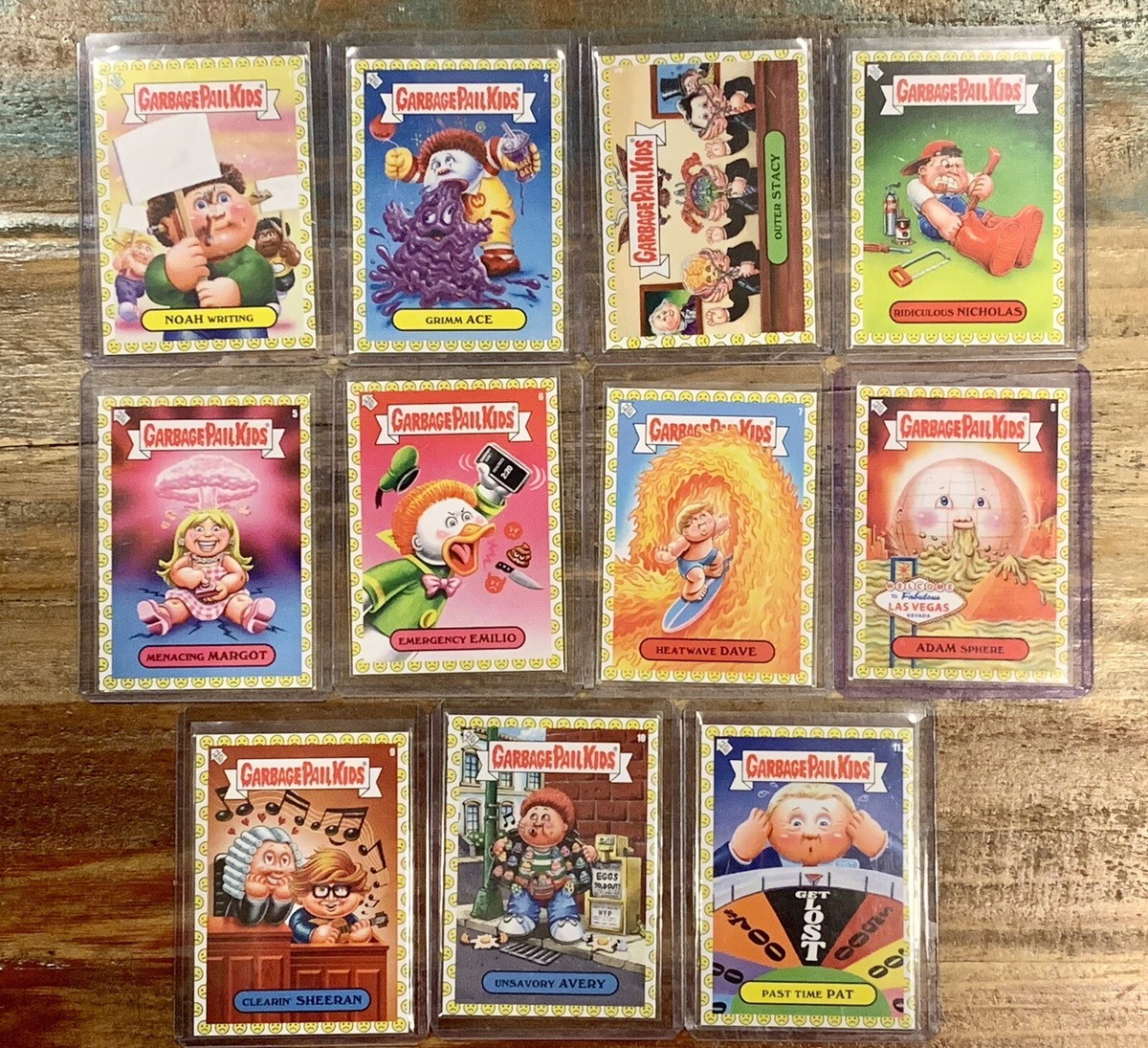 GARBAGE PAIL KIDS 2023 WAS THE WORST COMPLETE 11 CARD SAD FACE