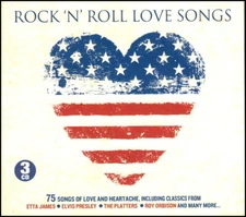 75 ROCK & ROLL LOVE SONGS  *  New 3-CD Boxset  * All Original 50's & 60's Hits