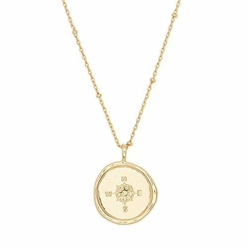 gorjana Women's Compass Coin Pendant 