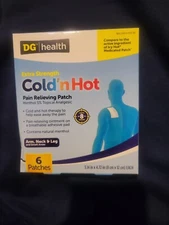 New (6 Patches)Cold And Hot Pain Relieving Patch Extra Strength (DG)