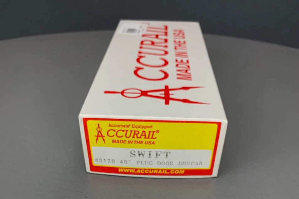 Coche de carga HO Accurail 3120 40’ aislado puerta enchufable SWIFT #15683 RTR HO4328 Foto 2 de 4
