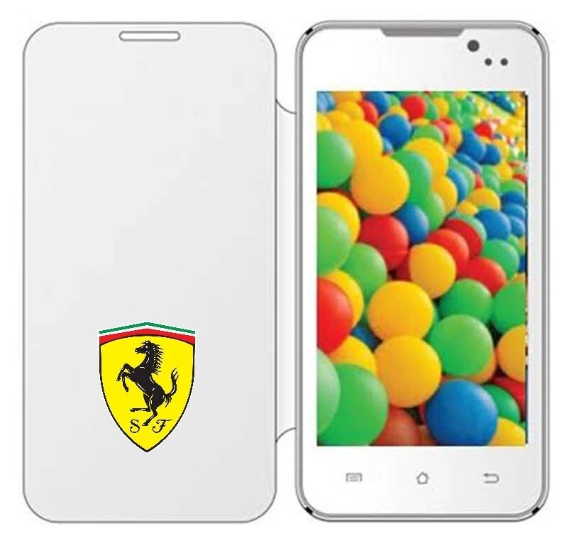 PEGATINA COCHE FERRARI PEGATINA COCHE SCUDERIA STICKER REDONDO MÓVIL TRANSPARENTE NUEVO - Imagen 2 de 4