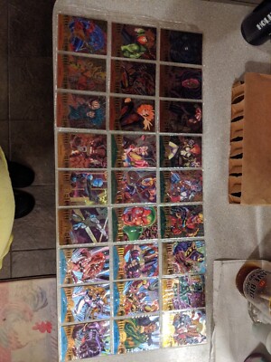 1995 Marvel Metal Fleer Base Set (ONLY 135 not 138) Cards. New Condition 