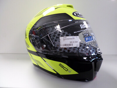 Klapphelm Helm HJC Rpha 90 S  Bekavo MC3H schwarz / fluo; Gr. M