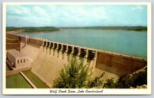 Postcard Wolf Creek Dam, Lake Cumberland Kentucky Unposted
