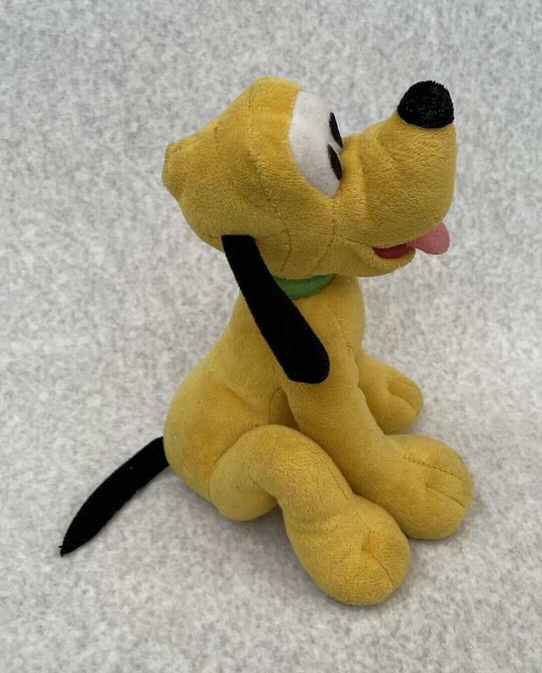 Disney Plutón Cachorro Perro Peluche Animal 7" Mickey Mouse Mascota Bloodhound Foto 2 de 4