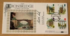 INDUSTRIAL ARCHAEOLOGY IRONBRIDGE MUSEUM 1989 BENHAM FDC SIGNED BY STUART SMITH