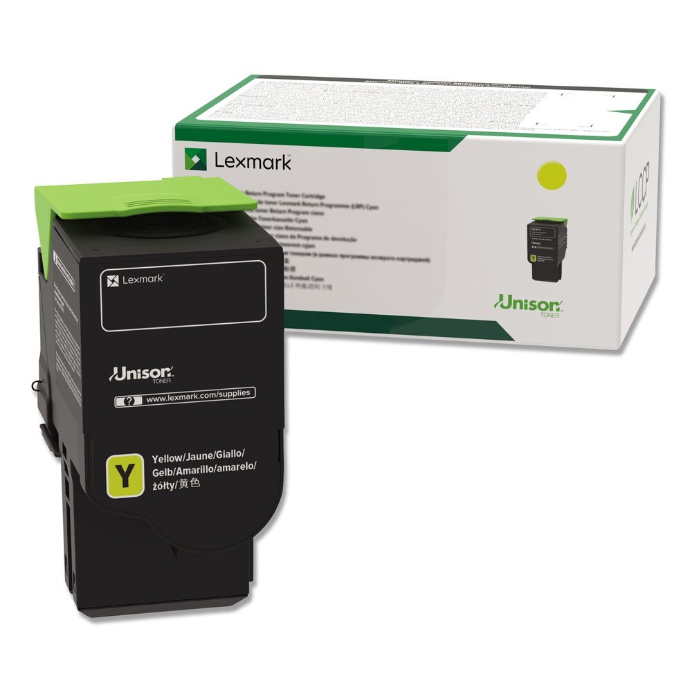 Тонер для программы возврата картриджа Lexmark 78C1UY0 с расходом 7000 страниц - Желтый, Новый