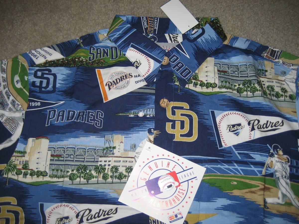 SAN DIEGO PADRES CLASSIC 'PADRES PRIDE' HAWAIIAN SHIRT REYN