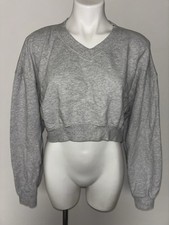 offline by aerie Women  s Crop Sweatshirt Measurements Pics Size M