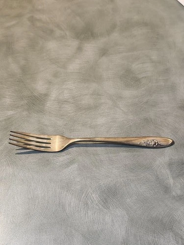 Sculptured Rose by Towle Sterling Silver Regular Fork 7 5/8"