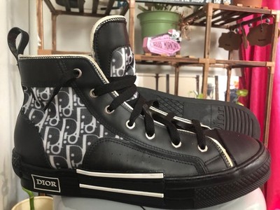 Dior B23 High Top Black White Oblique Canvas Size 45 | Used | No Box