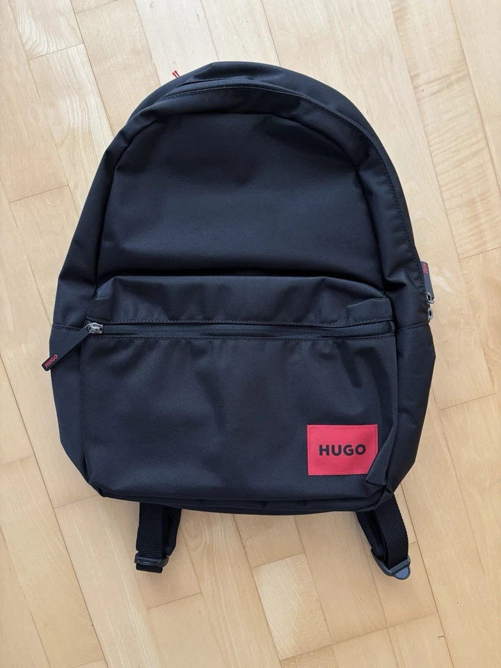 Hugo Ethon Backpack Rucksack neu schwarz UVP130EUR