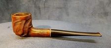 Beautiful Whitehall Red Dot Custom-Bilt Style Rustic Paneled Billiard Pipe 