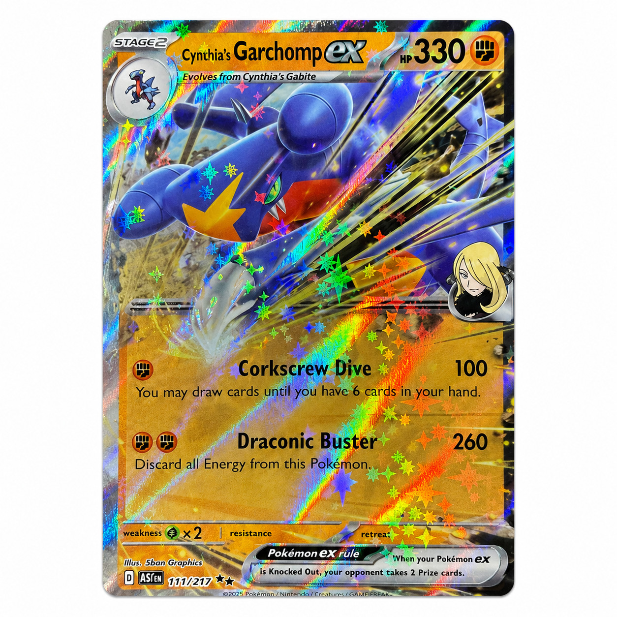 Pokémon TCG, Cynthia's Garchomp Ex 111/217 - Ascended Heroes