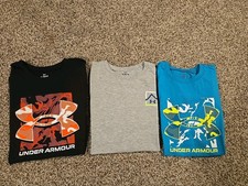 Under Armour Youth Short Sleeve Tshirts Lot Of 3 Size Youth Large