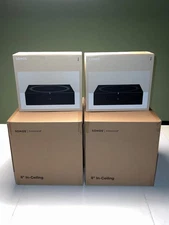 New pair Sonos 8 inch in-ceiling Speakers INCL8WW1 x 2 pairs & 2 Sonos Amp