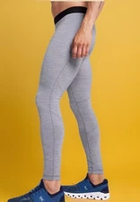 $108 SMARTWOOL VRST SKI BASE LAYER BOTTOM TIGHTS MERINO GREY MEN’S XXL