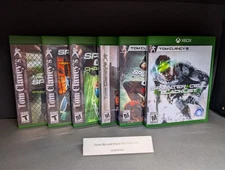 Replacement Case - NO GAME- Splinter Cell Series - 6 Cases - Xbox  Case Upgraded