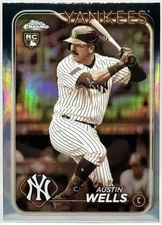 2024 Topps Chrome - Austin Wells #281 Refractor (RC) NYY