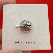 New 925 Sterling Silver Death Star Clip Charm,Charm for bracelet 799153C00