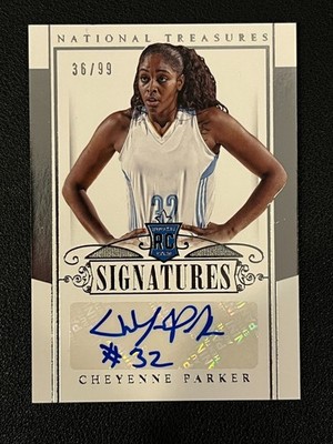 Cheyenne Parker 2015 National Treasures Rookie RC Auto /99 Signatures