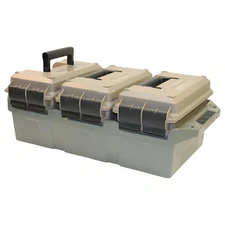 Ammo Box 3 Tray Can Ammo Crate 50 Caliber Dark Earth/Army Green