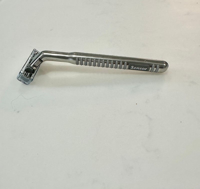 Original Gillette Sensor Excel Razor Metal Handle Shaver - New without Packaging