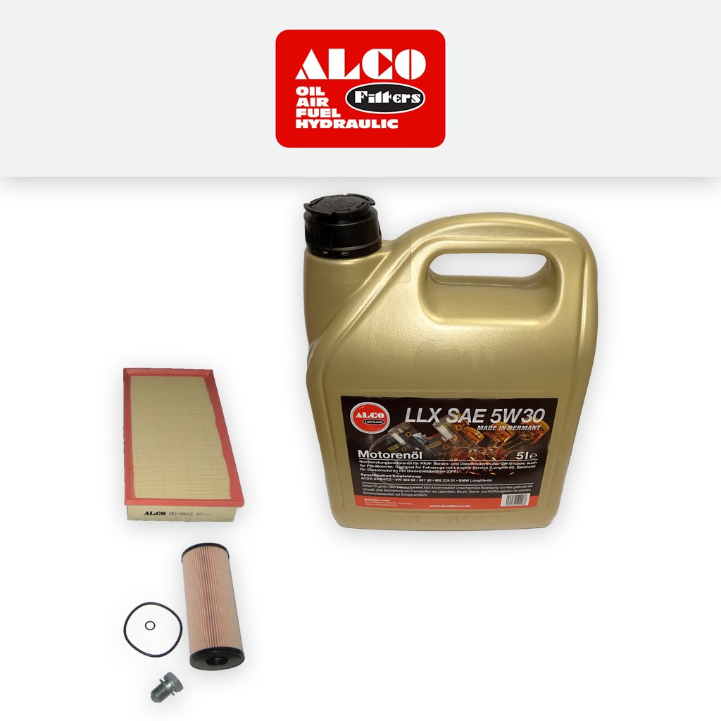 SERVICE KIT for SKODA OCTAVIA 1U 1.9 SDI TDI ALCO OIL AIR FILTERS +OIL 1998-2010