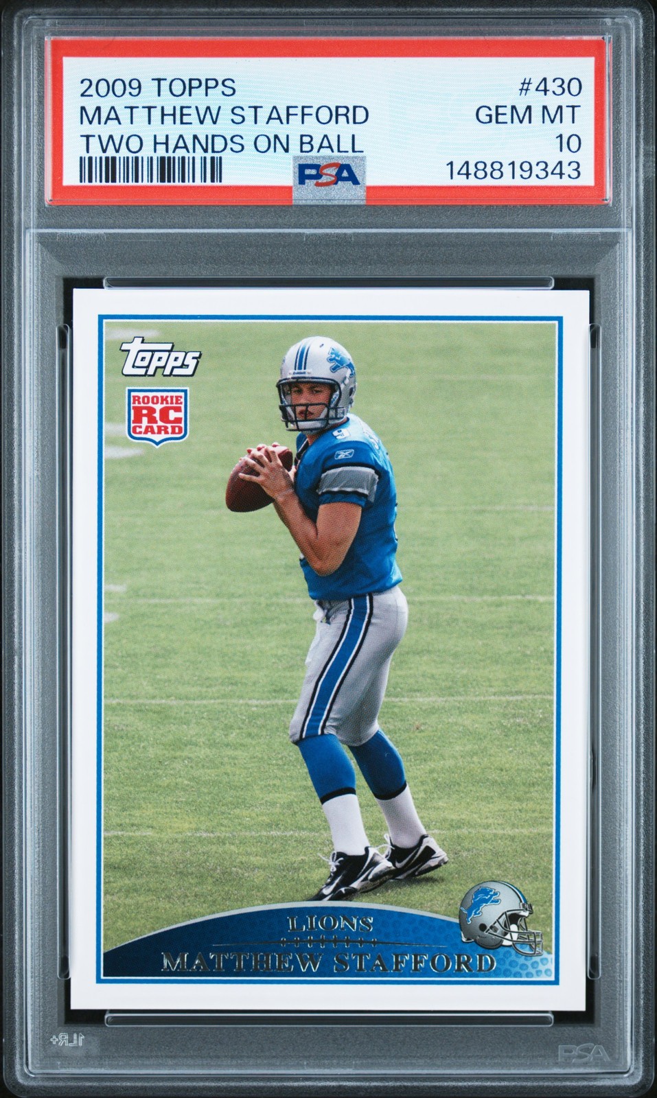 Matthew Stafford Topps #430 Base