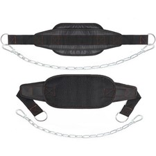 Fitness Dip Belt with Chain for Weightlifting Powerlifting Workout Belts