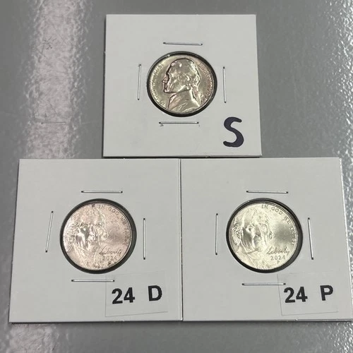 Photo of a 2024-P Jefferson Nickel from an eBay listing that sold on Jul 18, 2026