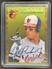 2023 Topps Chrome Platinum Cal Ripken Jr. Gold Wave Refractor #/50 Orioles