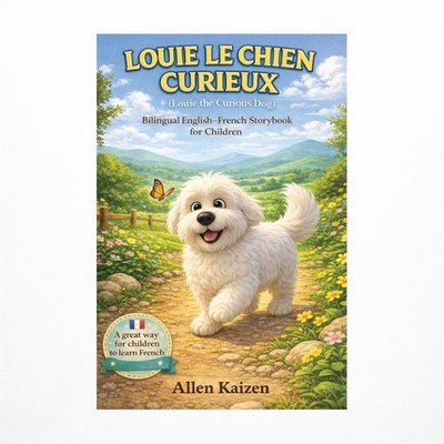 Louie The Curious Dog - Louie Le Chien Curieux: English French Bilingual Stor...