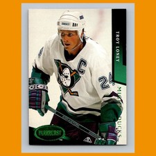 Troy Loney #9 1993-94 Parkhurst Emerald Ice Anaheim Mighty Ducks Hockey Card NHL