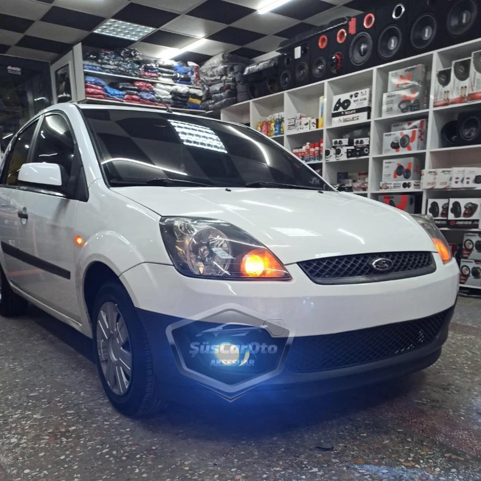 Sdoppiatore labbro paraurti anteriore 2 pezzi - per Ford Fiesta 2002-2008 - S... - Image 4 of 4