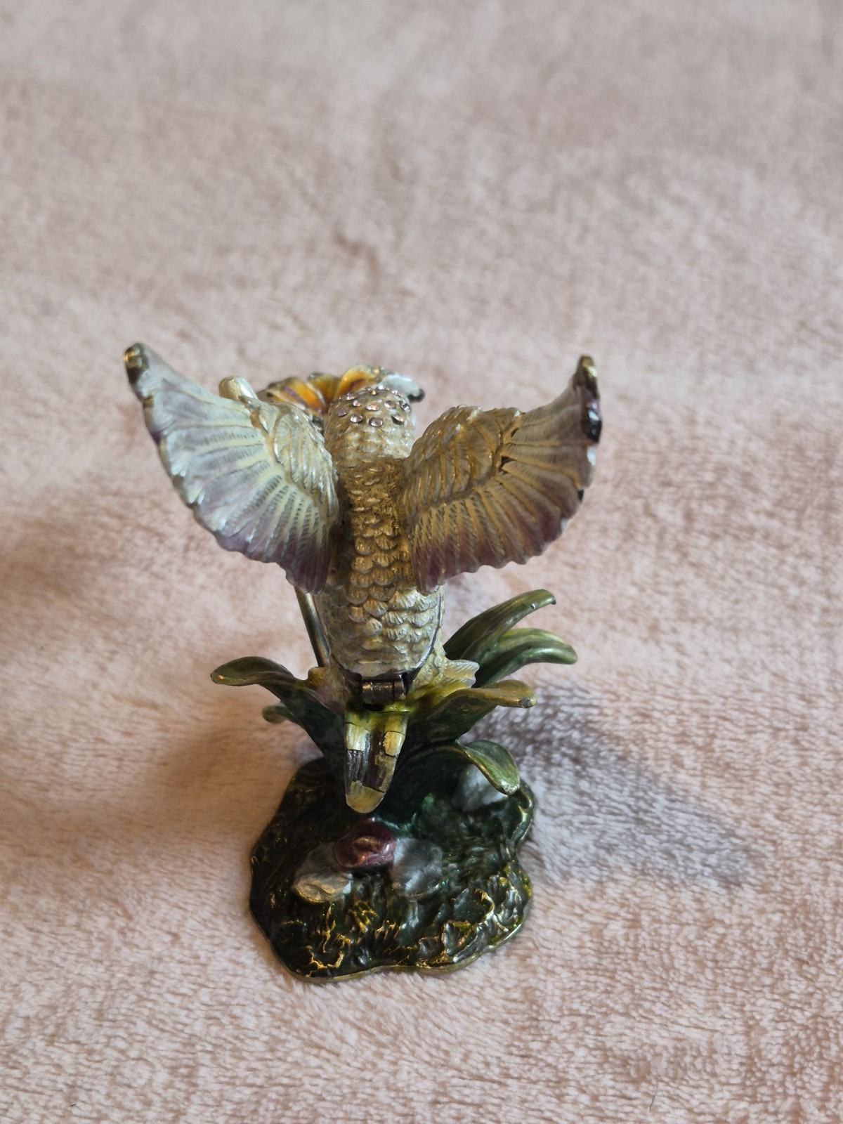 Treasured Trinkets by Juliana Hummingbird On Lilac Flower Great Gift image 8