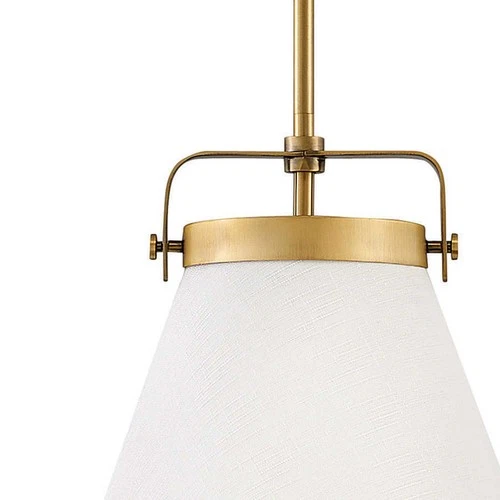 Hinkley Lighting 4997 Lexi 1 Light 14"W Pendant - Brass - Picture 8 of 10